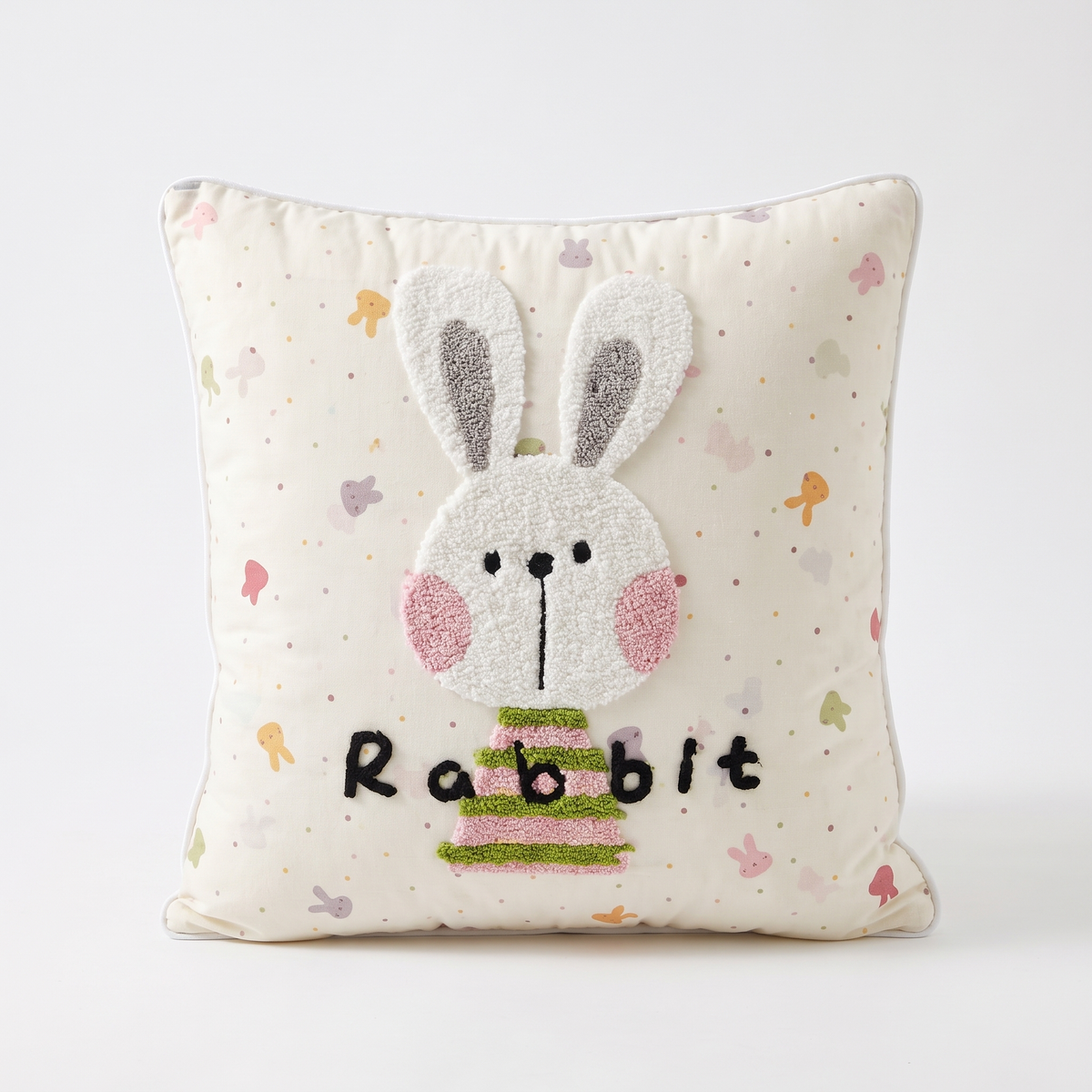 Kołdra dziecięca 2 w 1, która zmienia się w poduszkę – Króliczek «Rabbit» – widok główny