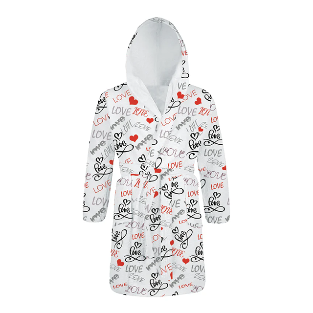 Szlafrok młodzieżowy – LOVE